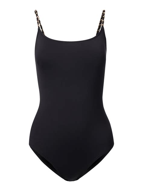 michael kors badeanzug schwarz|Michael Kors bikini.